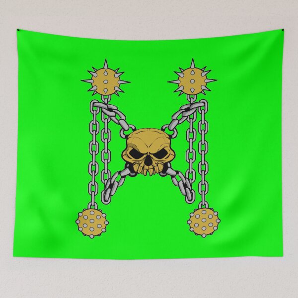 Item preview, Chained Jolly Roger (Short, Lime) designed and sold by MurpheusTech.