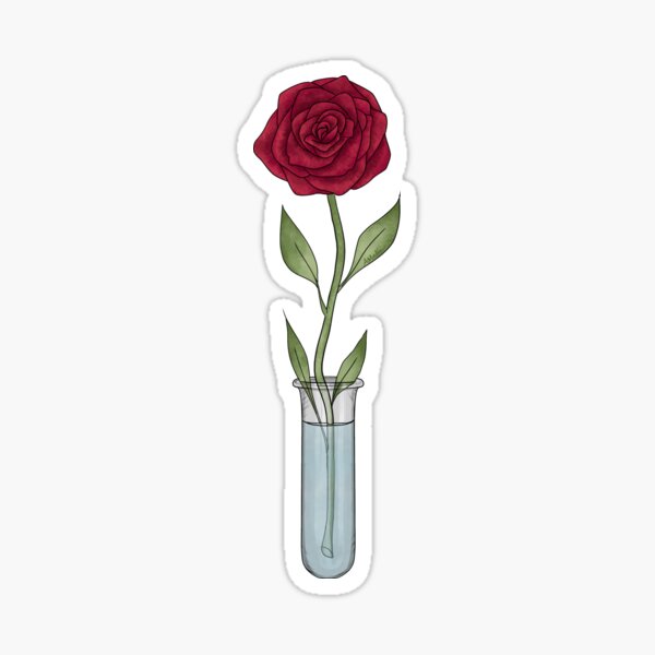 Artikel-Vorschau von Reagenzglas Rose, designt und verkauft von Abbelin Rose.