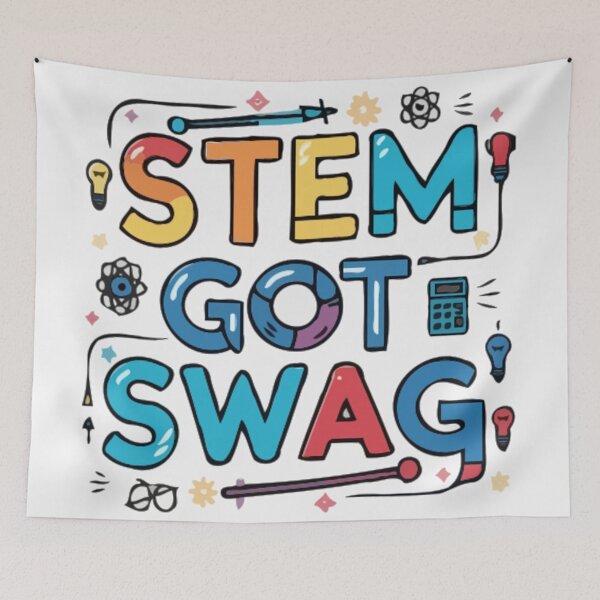 Item preview, STEM GOT SWAG T-shirt Design designed and sold by Collision19.