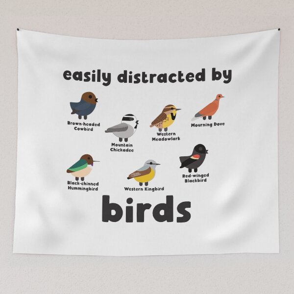Item preview, Easily distracted by birds 2 designed and sold by harwalan.