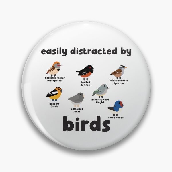 Item preview, Easily distracted by birds 3 designed and sold by harwalan.