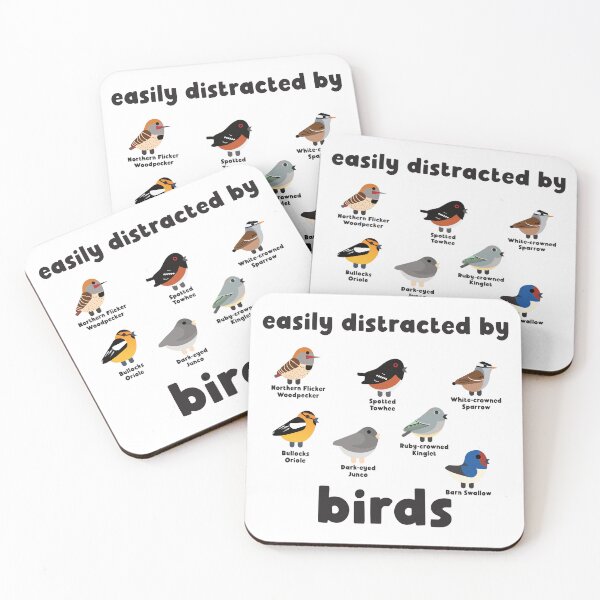 Item preview, Easily distracted by birds 3 designed and sold by harwalan.