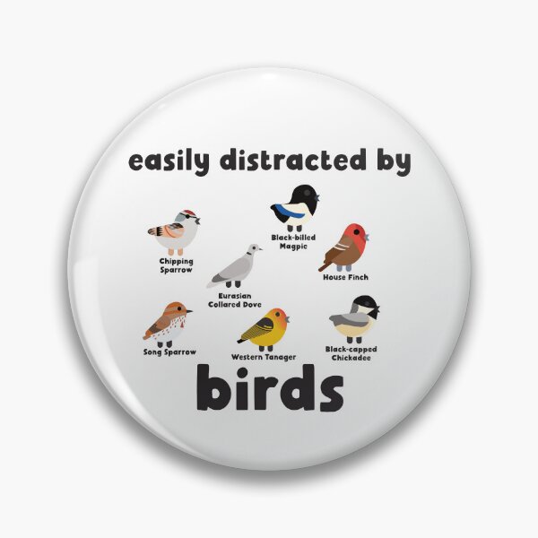 Item preview, Easily distracted by birds 4 designed and sold by harwalan.