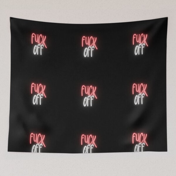 Item preview, Fuck Off Neon Style designed and sold by AIrtisticPrints.