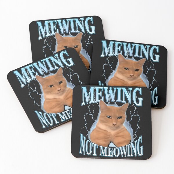 Item preview, Funny Cat Meme Mewing LooksMax Meowing cat designed and sold by NtFunctions.