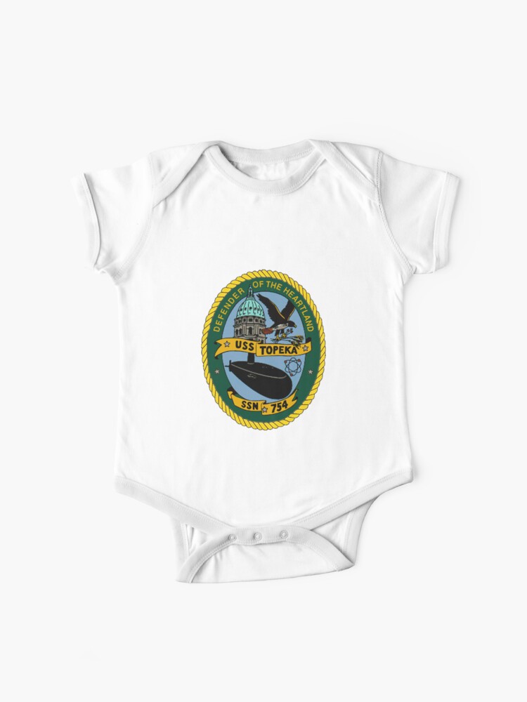 Uss Topeka Ssn 754 Baby One Piece By Teambride Redbubble