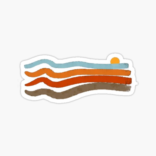 Item preview, 70s Retro Sunset  designed and sold by melissaperkins.