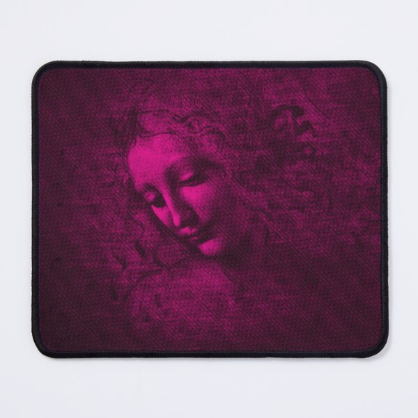 Item preview, La Scapigliata / The Lady with Dishevelled Hair / Leonardo da Vinci / Version Pinkish Purple designed and sold by pelagio.