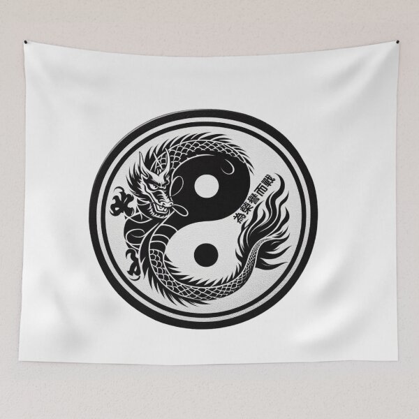 Item preview, Dragon Zen Yin and Yang designed and sold by silklotus.