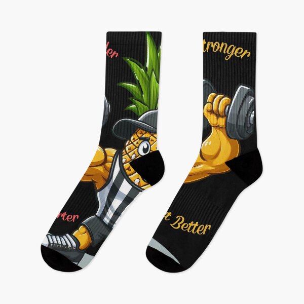 Item preview, Work Harder Get Stronger - Cute Pineapple Workout designed and sold by Digi-Bay.