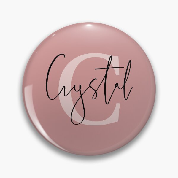 Item preview, Crystal - Custom name on black cursive font  designed and sold by To the Lua.