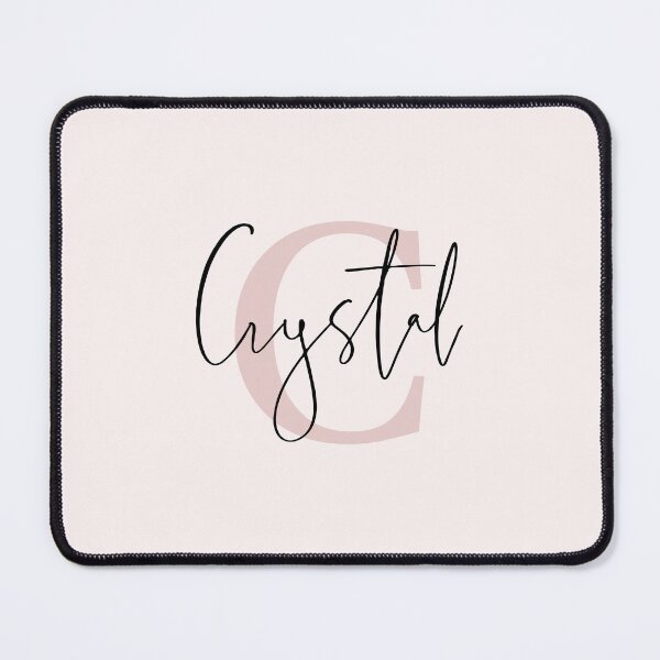 Item preview, Crystal - Custom name on black cursive font  designed and sold by To the Lua.
