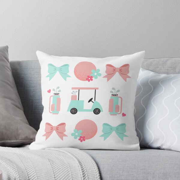Item preview, Cute Girls Golf Pattern and Matching Graphic , Soft Preppy Golf Girl designed and sold by AprilDevlynn.