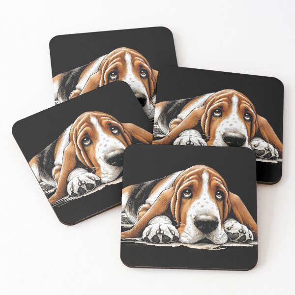 Item preview, Melancholic Basset Hound designed and sold by JawArts.