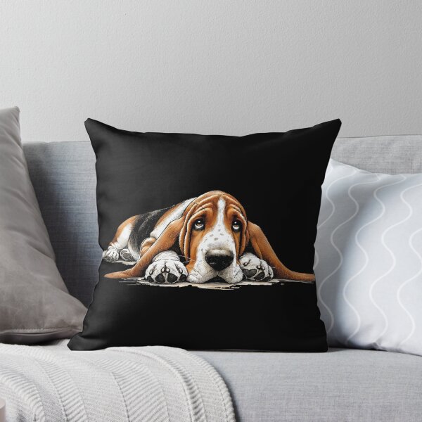 Item preview, Melancholic Basset Hound designed and sold by JawArts.