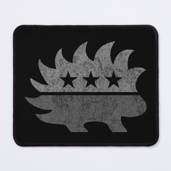 Item preview, Libertarian Porcupine Greyed Out Tacti-Cool designed and sold by flippinsg.