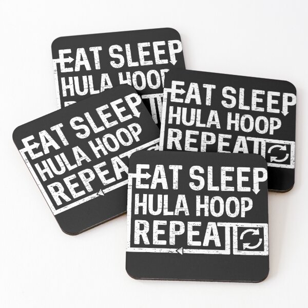 Item preview, Eat Sleep Hula Hoop designed and sold by flippinsg.