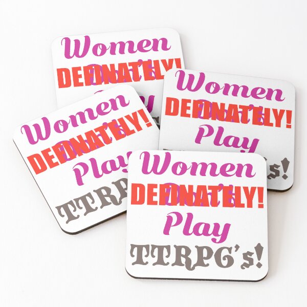 Item preview, Women DEFINATELY Play TTRPG’s! designed and sold by MultiVInhabits.