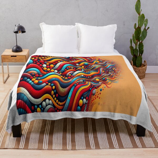 Item preview, Abstract African Dot Pattern Visual designed and sold by BubandAika.