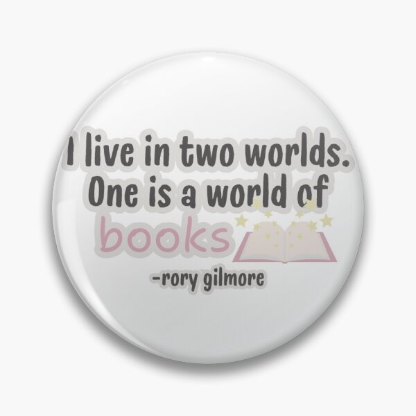 Item preview, rory gilmore i live in two worlds one is a world of books designed and sold by AryanaR.