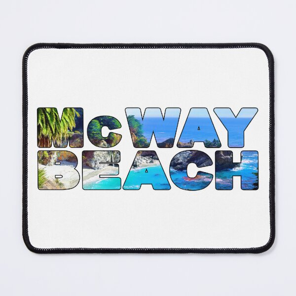 Item preview, McWAY BEACH - Big Sur Coast California USA Waterfall designed and sold by Adam Gormley.