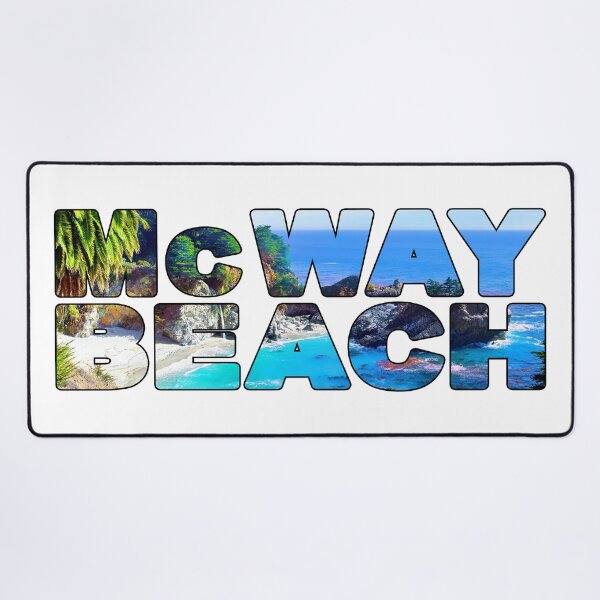 Item preview, McWAY BEACH - Big Sur Coast California USA Waterfall designed and sold by Adam Gormley.