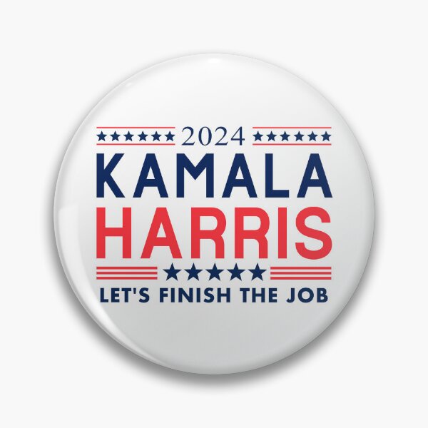 Item preview, Kamala Harris 2024 - Let's Finish The Job  designed and sold by claywalkr.
