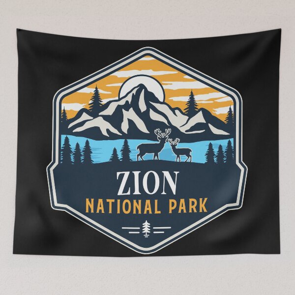 Artikelvorschau, Zion National Park entworfen und verkauft von graphic-map.