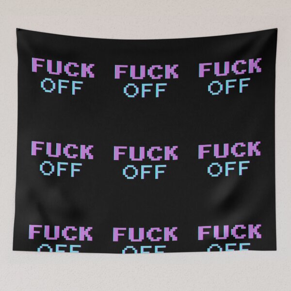 Item preview, Fuck Off PixelArt Style designed and sold by AIrtisticPrints.