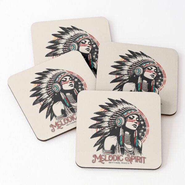 Item preview, Melodic Spirit - Indigenous Native American Indian Music designed and sold by Urban-Alien.