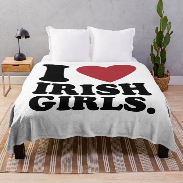 Item preview, I LOVE IRISH GIRLS. BLACK DESIGN designed and sold by Rejiboustarts.