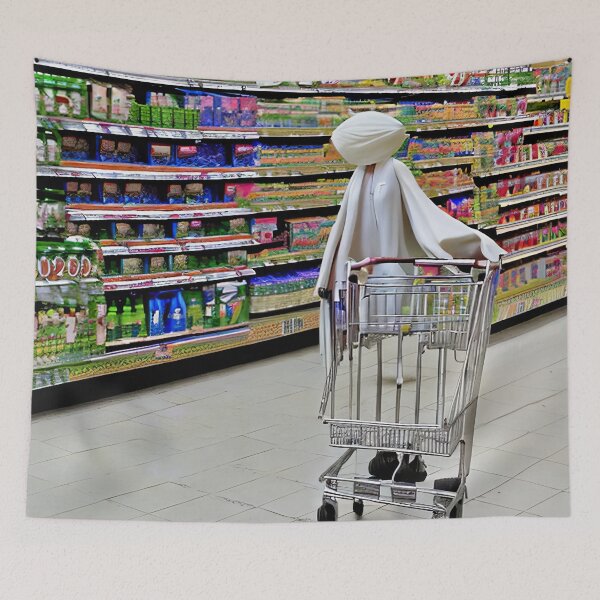 Item preview, A Ghost At The Grocery Store I designed and sold by BurningCity.