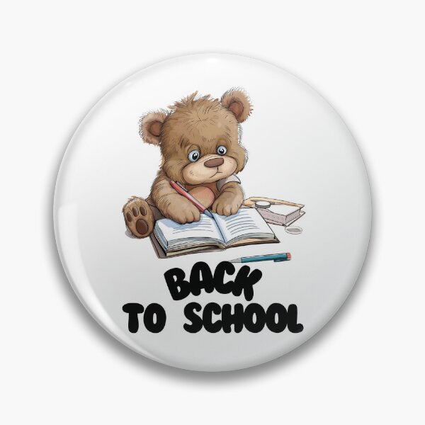Item preview, Back-to-School Bear designed and sold by Lemon-Monday.