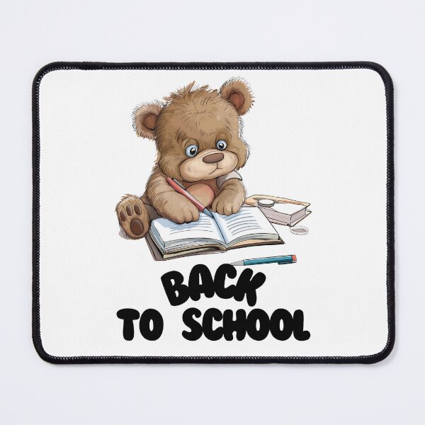 Item preview, Back-to-School Bear designed and sold by Lemon-Monday.