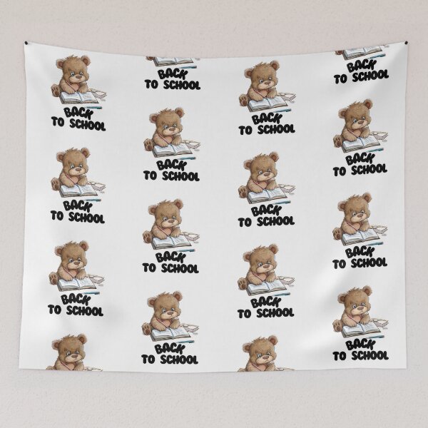 Item preview, Back-to-School Bear designed and sold by Lemon-Monday.