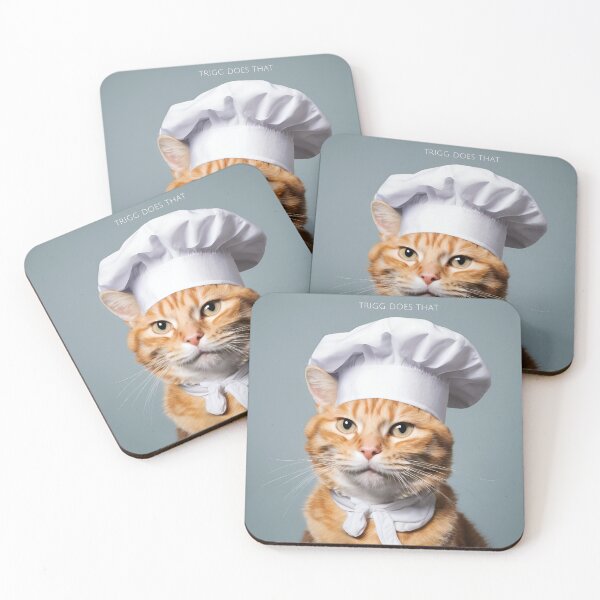 Item preview, TRIGG DOES THAT - Chef Ginger Cat designed and sold by TriggDoesThat.