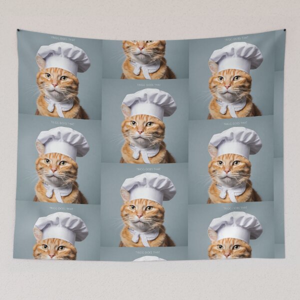 Item preview, TRIGG DOES THAT - Chef Ginger Cat designed and sold by TriggDoesThat.