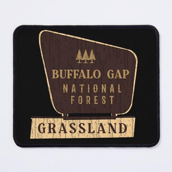 Item preview, Buffalo Gap National Grassland designed and sold by graphic-map.