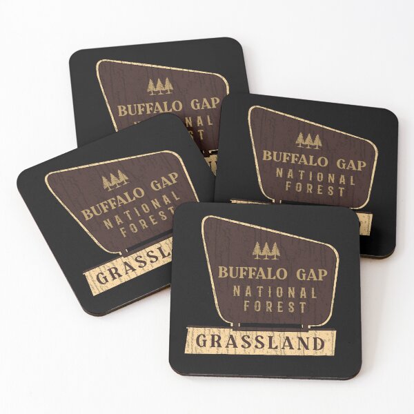 Item preview, Buffalo Gap National Grassland designed and sold by graphic-map.