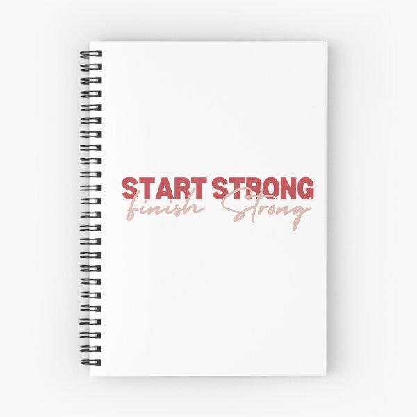 Artikelvorschau, Stark starten, stark beenden entworfen und verkauft von Williams Designz.