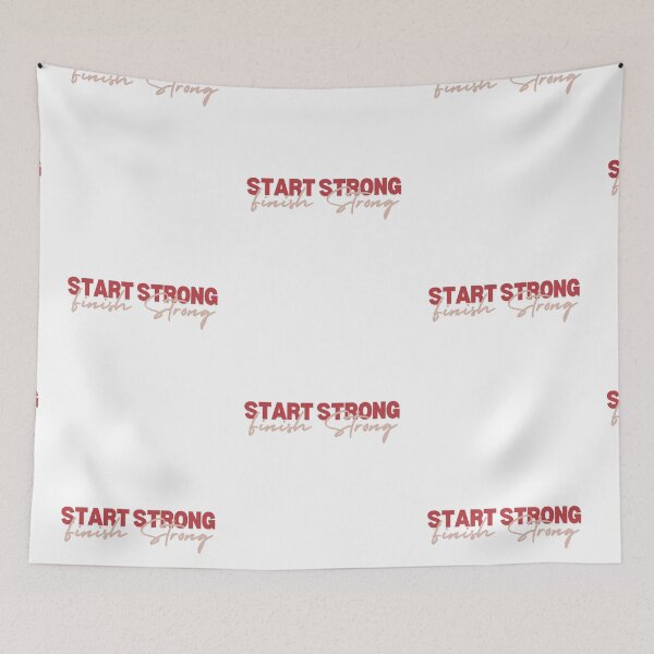 Artikelvorschau, Stark starten, stark beenden entworfen und verkauft von Williams Designz.