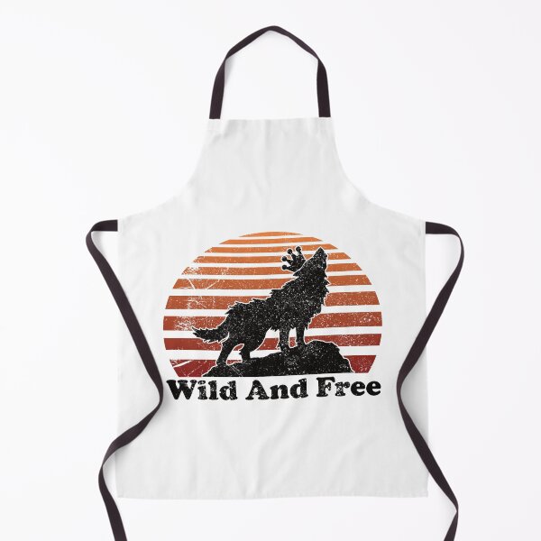Item preview, Wolf With Crown Red Vaporwave Sun Wild And Free designed and sold by TheRainFamily.