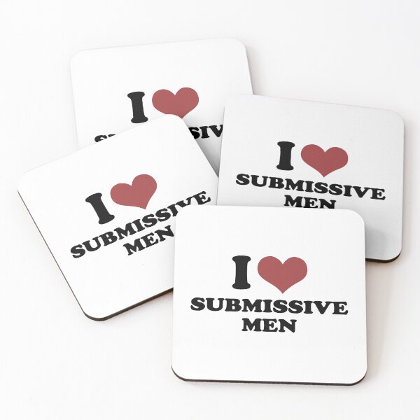 Item preview, I LOVE SUBMISSIVE MEN. BLACK DESIGN designed and sold by Rejiboustarts.