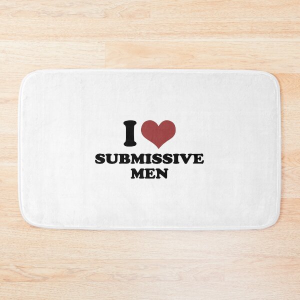 Item preview, I LOVE SUBMISSIVE MEN. BLACK DESIGN designed and sold by Rejiboustarts.