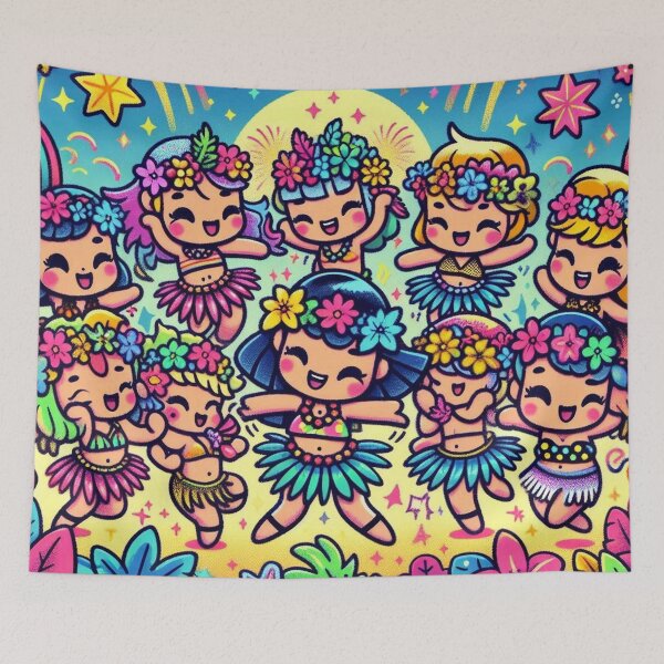 Item preview, Enchanting Hula Kids - 089 designed and sold by sagaofsilence.