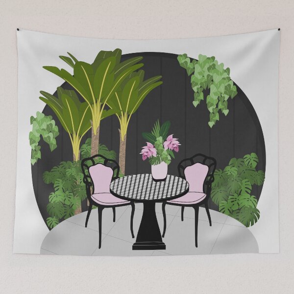 Item preview, Medinilla Garden Courtyard designed and sold by reene88.