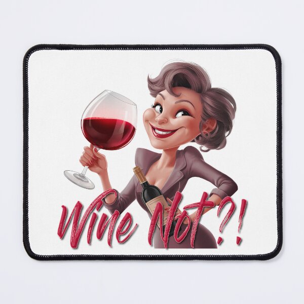 Item preview, Wine Not!? designed and sold by Black Sands Art.