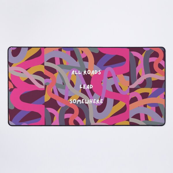 Item preview, All roads lead somewhere - inspirational, progress-forward design designed and sold by StudyPuff.