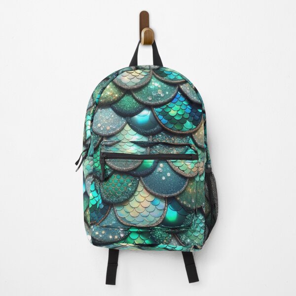 Item preview, Green Scales Mermaid Print designed and sold by SeaStarMermaids.