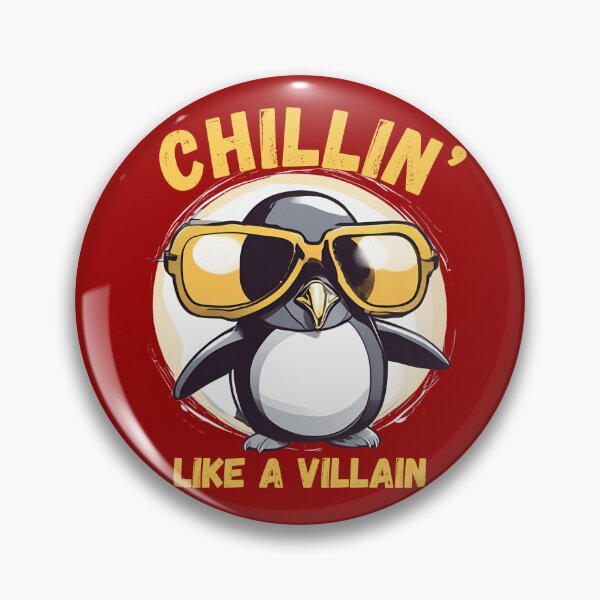 Item preview, Penguin Chillin’ Like a Villain designed and sold by pUNKnown.